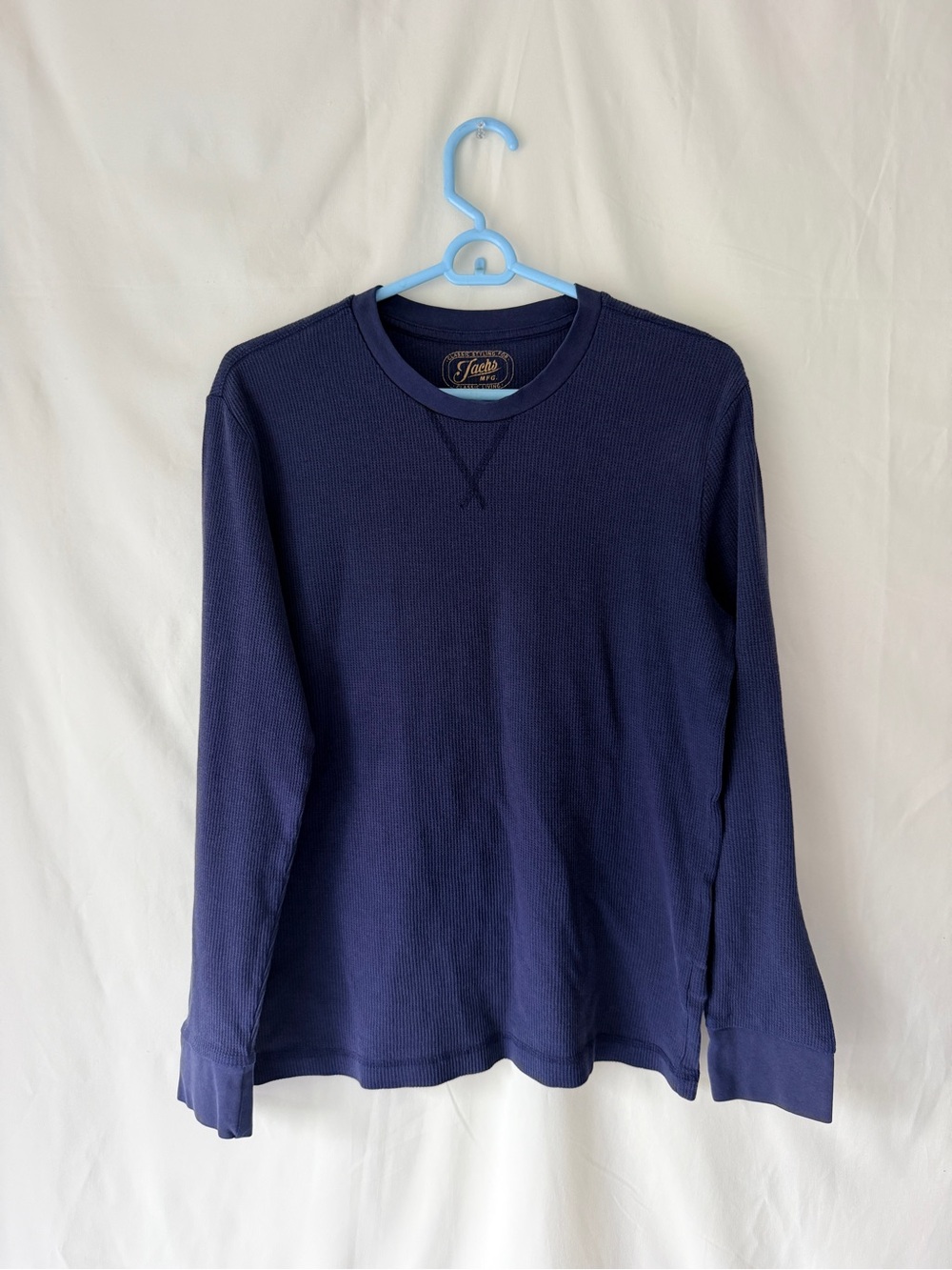 Jachs Navy Blue Long-Sleeve Thermal Crew
